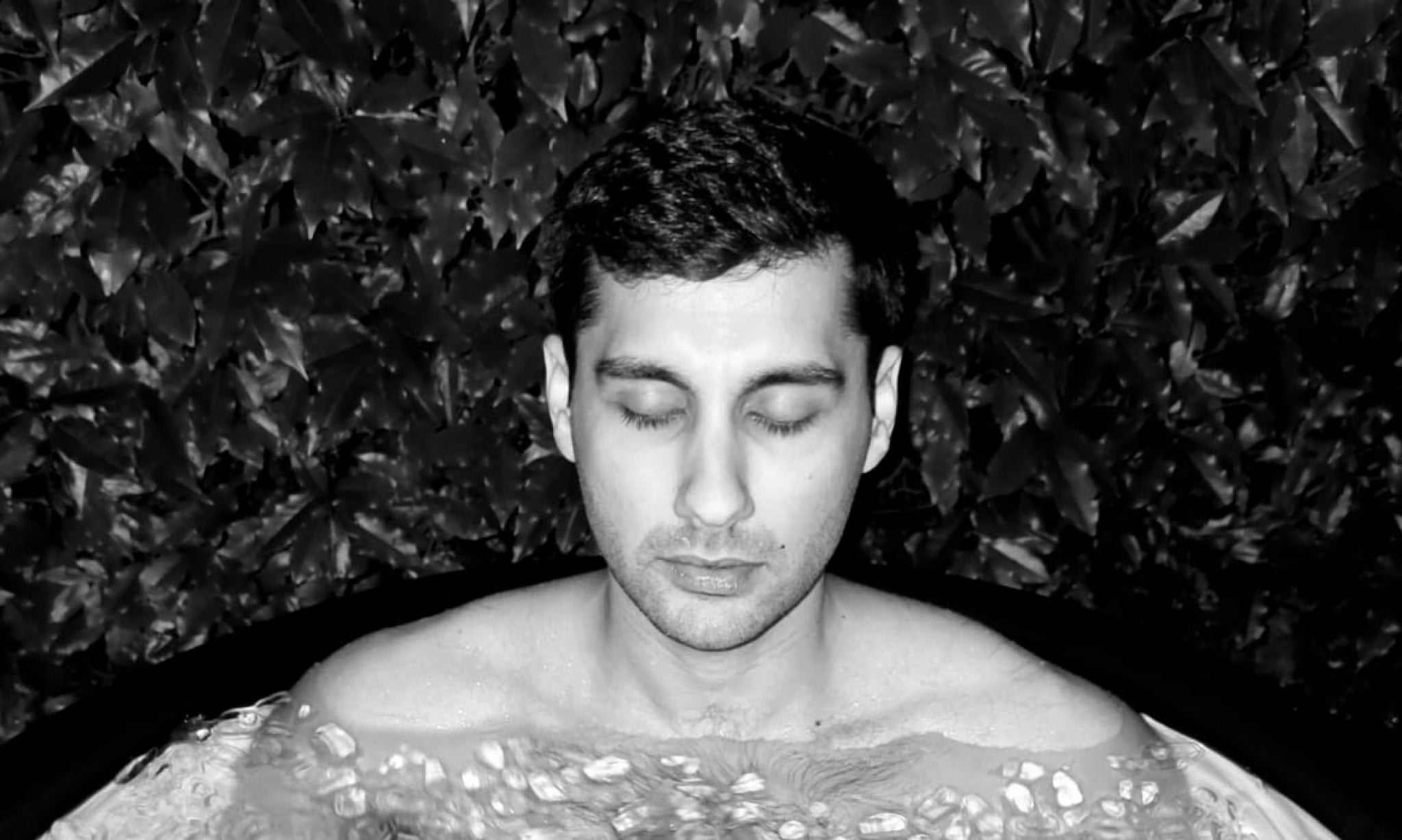 Man in SOMA Ice Bath
